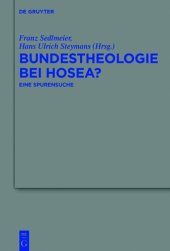 book Bundestheologie bei Hosea?: Eine Spurensuche