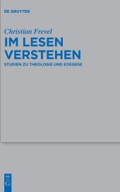 book Im Lesen verstehen: Studien Zu Theologie Und Exegese