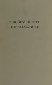 book Zur Geschichte der Alemannen