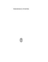 book Theodoros Studites. Jamben auf verschiedene Gegenstände