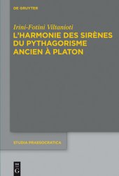 book L'harmonie des Sirènes du pythagorisme ancien à Platon