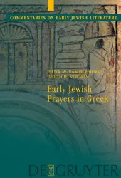 book Early Jewish Prayers in Greek (Commentaries on Early Jewish Literature)