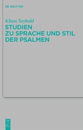 book Studien zu Sprache und Stil der Psalmen