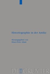 book Historiographie in der Antike