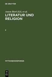 book Literatur und Religion, 2: Wege zu einer mythisch-rituellen Poetik bei den Griechen