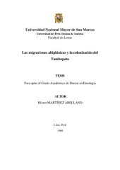 book Las migraciones altiplánicas y la colonización del Tambopata (Madre de Dios)