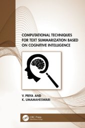 book Computational Techniques for Text Summarization based on Cognitive Intelligenc