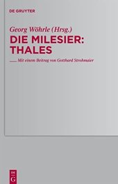 book Die Milesier, Band 1, Thales