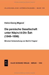 book Die persische Gesellschaft unter Nasiru'd-Din Shah