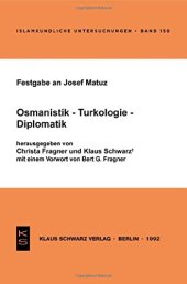 book Festgabe an Josef Matuz: Osmanistik - Turkologie - Diplomatik