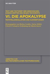 book Die Apokalypse: Teststellenkollation und Auswertungen