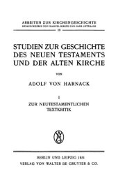 book Zur neutestamentlichen Textkritik Teil 1