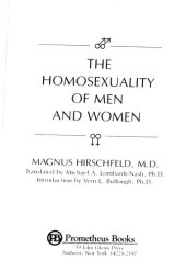 book The Homosexuality of Men and Women