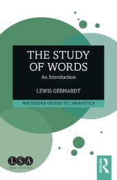 book The Study of Words: An Introduction