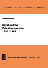 book Egypt and the Palestine question (1936-1945)