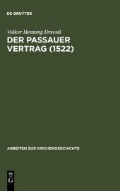 book Der Passauer Vertrag (1552): Einleitung und Edition