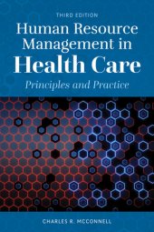 book Human Resource Management in Health Care