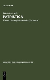 book Patristica: Ausgewählte Aufsätze Zur Alten Kirche