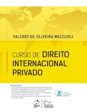 book Curso de direito internacional privado