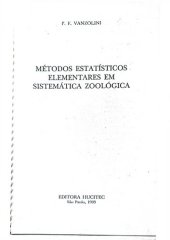 book Métodos estatísticos elementares em sistemática Zoológica