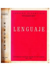 book Prólogo a la edición en español [de "Lenguaje" de Leonard Bloomfield]