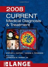 book Current Medical Diagnosis and Treatment 2008