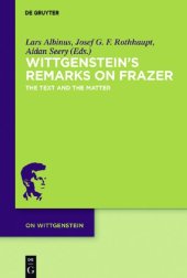 book Wittgenstein's Remarks on Frazer