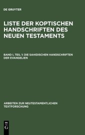 book Die sahidischen Handschriften der Evangelien