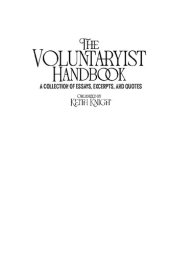 book The Voluntaryist Handbook