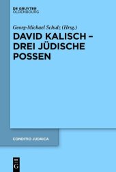 book David Kalisch - drei jüdische Possen