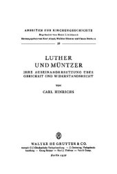 book Luther und Müntzer: Ihre Auseinandersetzung über Obrigkeit und Widerstandsrecht