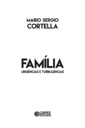 book Família, Urgências e Turbulências