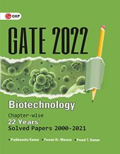 book GATE 2022 - Biotechnology - 22 Years Chapter wise Solved Papers (2000-2021)