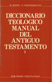 book Diccionario Teológico Manual del Antiguo Testamento