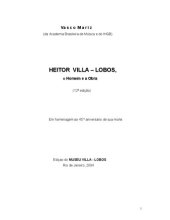 book Heitor Villa-Lobos, o homem e a obra