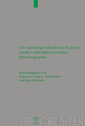 book Die Apostelgeschichte im Kontext antiker und frühchristlicher Historiographie