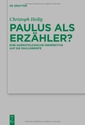 book Paulus als Erzähler?: Eine narratologische Perspektive auf die Paulusbriefe