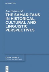 book The Samaritans in Historical, Cultural and Linguistic Perspectives