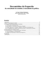 book Descaminhos da Esquerda: da centralidade do trabalho à centralidade da política