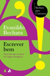 book Bechara para Concursos - Escrever Bem