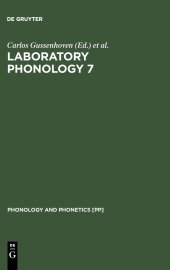 book Laboratory Phonology 7