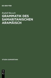 book Grammatik des samaritanischen Aramäisch