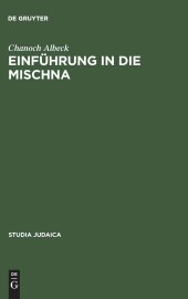 book Einführung in die Mischna