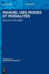 book Manuel des modes et modalités