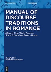 book Manual of Discourse Traditions in Romance