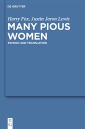 book Many Pious Women: Edition and Translation