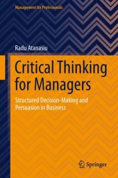 book Critical Thinking for Managers