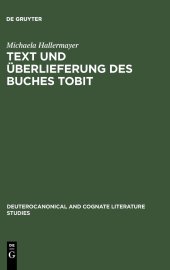 book Text und Überlieferung des Buches Tobit