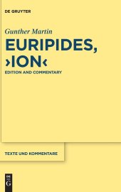 book Euripides, "Ion": Edition and Commentary