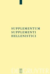 book Supplementum Supplementi Hellenistici